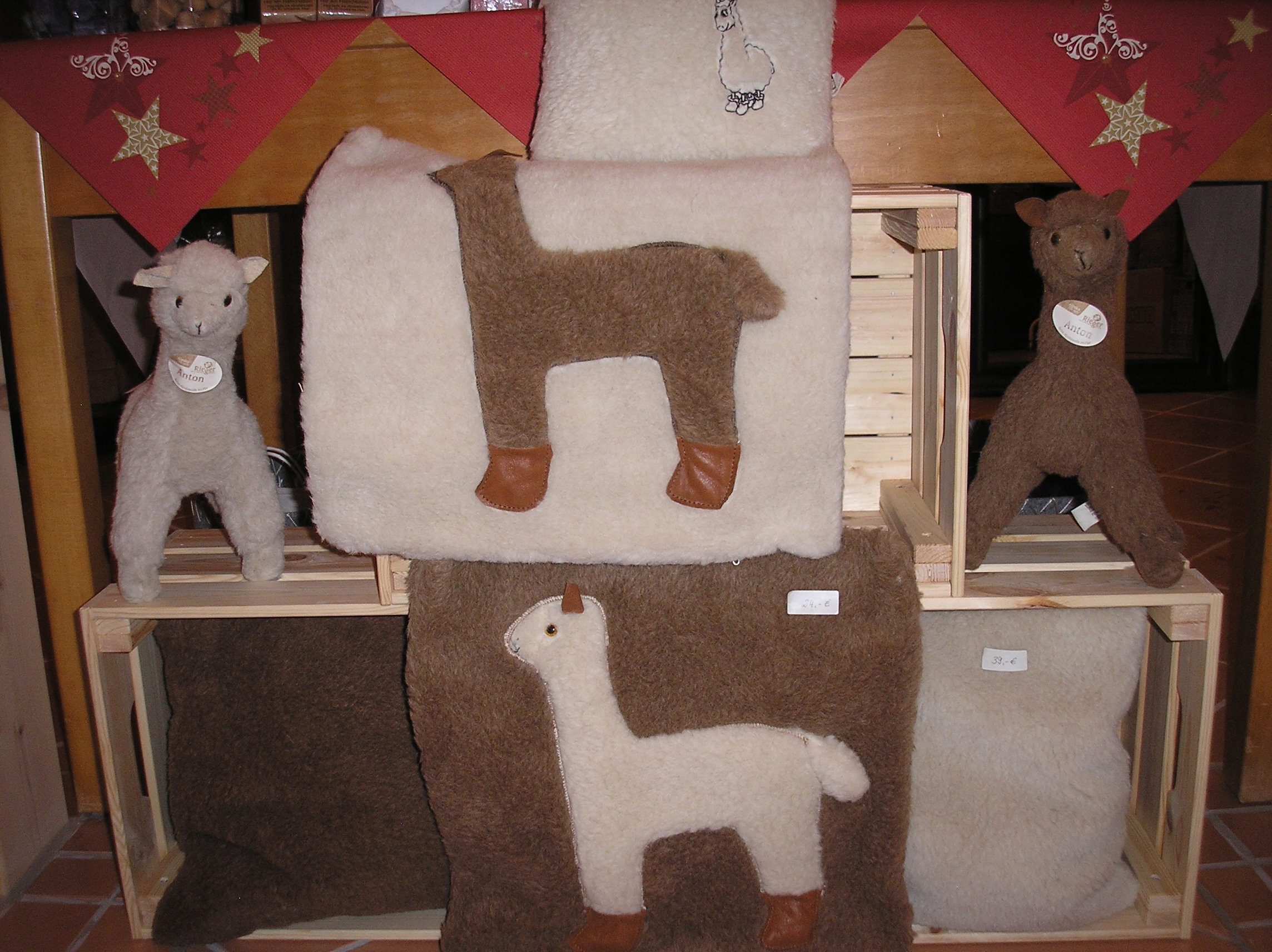 Alpaka Anton, Kissen und Kissenbezüge